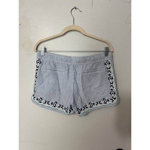 Vineyard Vines Blue Striped Embroidered Shorts Size XS - Picture 3 of 6